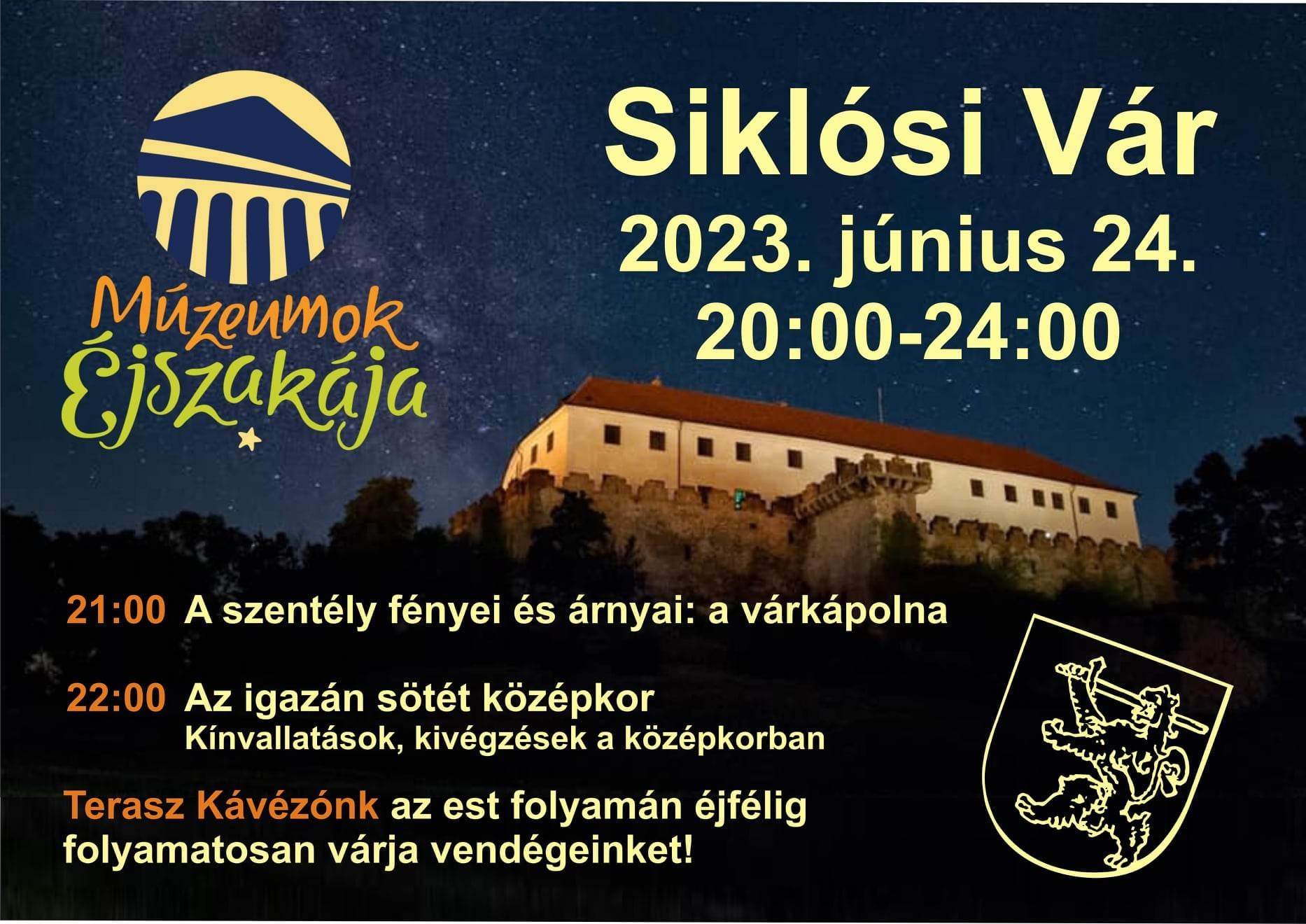 Múzeumok éjszakája Siklós - plakát