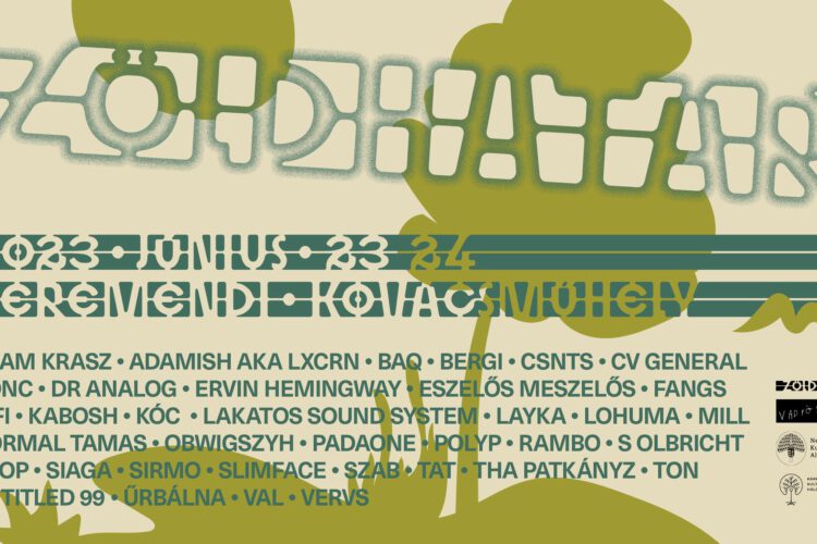 Zöldhatár fesztivál Beremenden 2023 - plakát