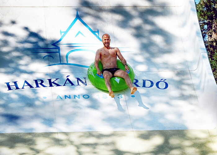 Harkányi strandfürdő turbulance csúszda