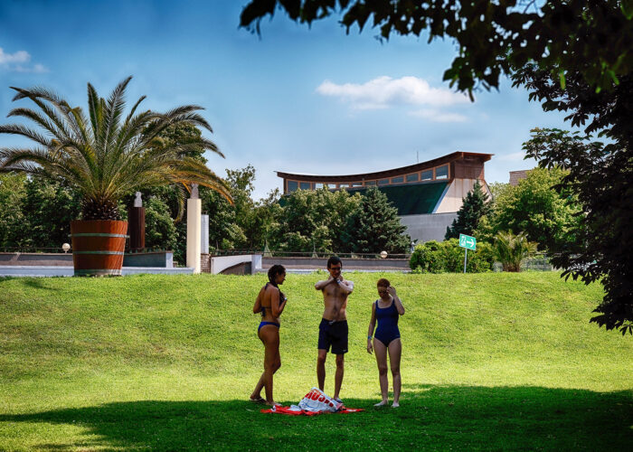 Harkányi Strandfürdő színpad