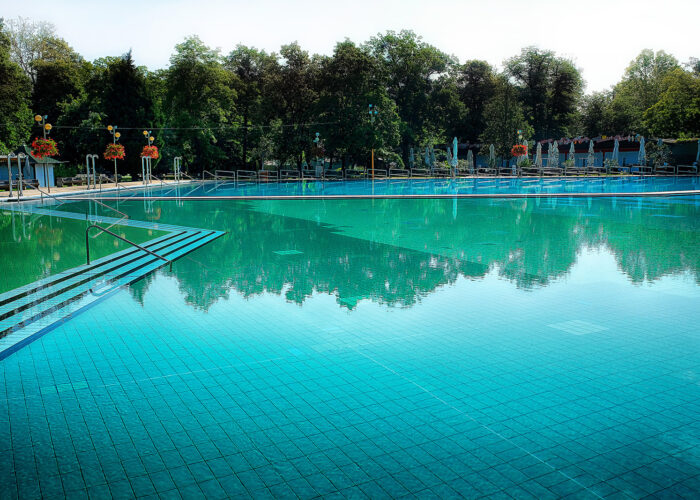 Harkány, strandfürdő, medence