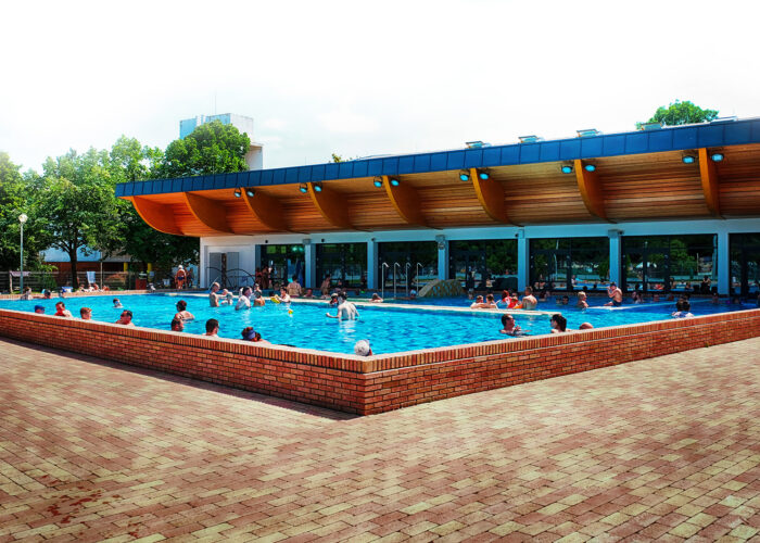 Harka Vízivilág, kültéri medence