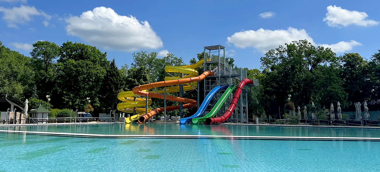 Harkány, Lepke medence, 2024-ben átadott új csúszdapark