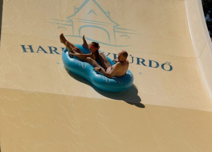 Harkányi strand turbolance csúszda