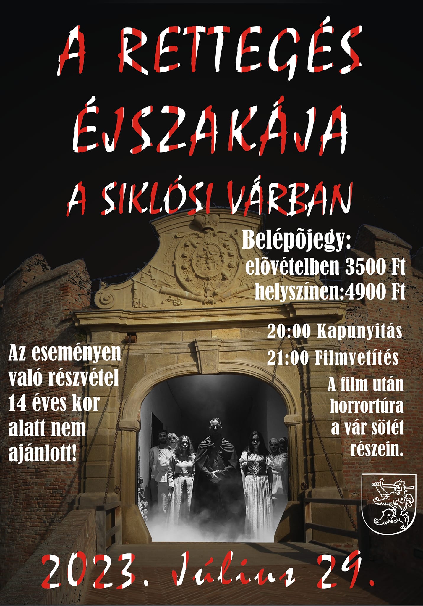 Rettegés Éjszakája 2023, Siklós - plakát