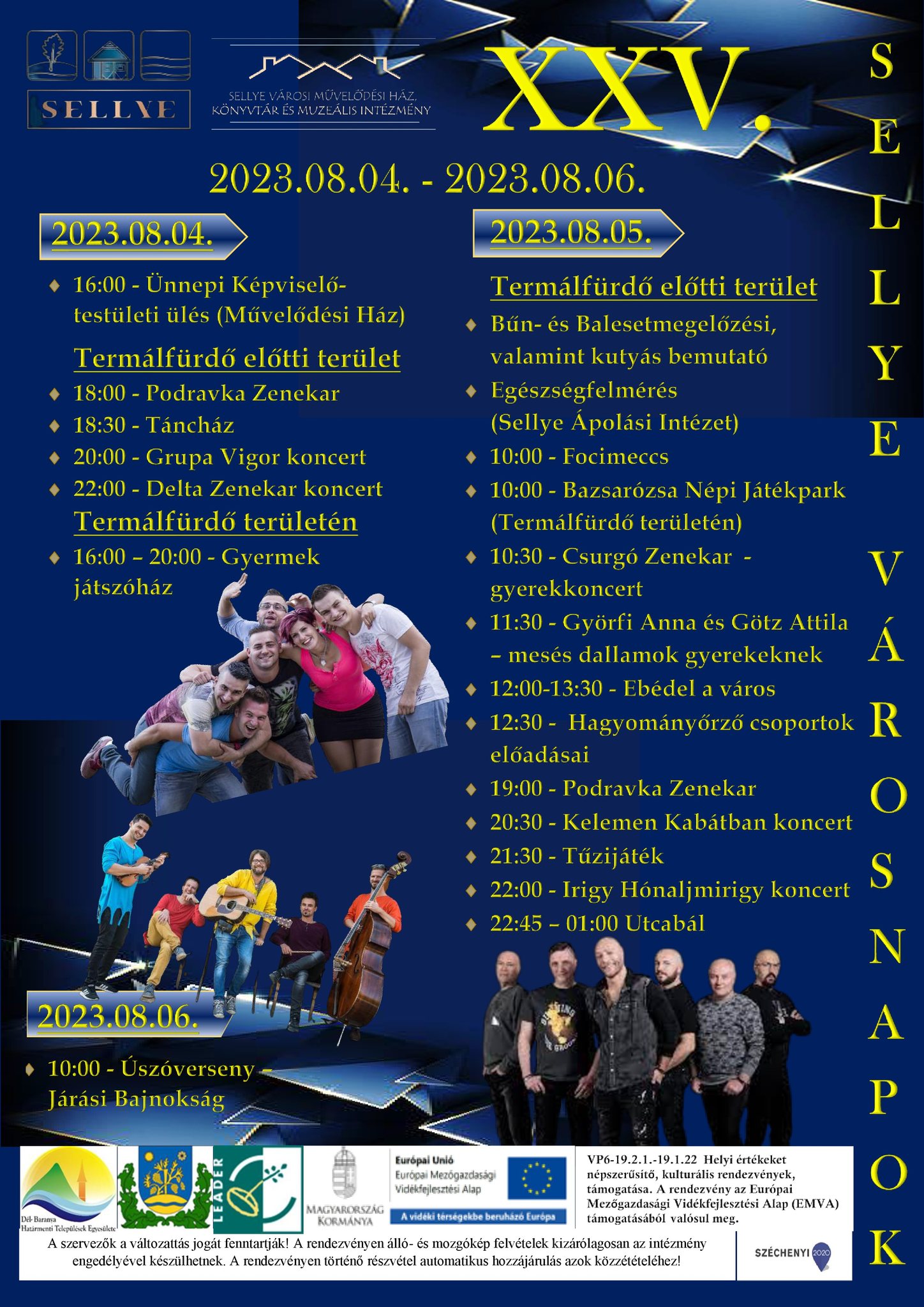 Sellye Városnapok 2023 - plakát