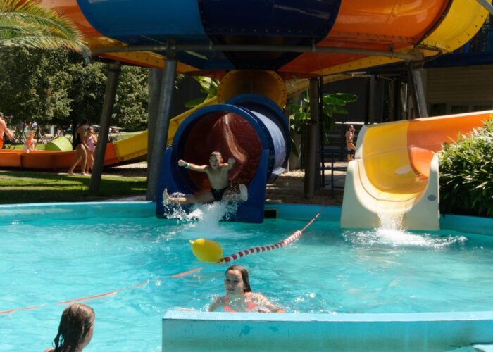 Harkányi Strand, csúszda csobbanó medence
