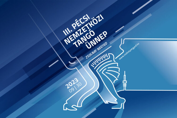 Pécsi Nemzetközi Tnagó Ünnep 2023 - plakát