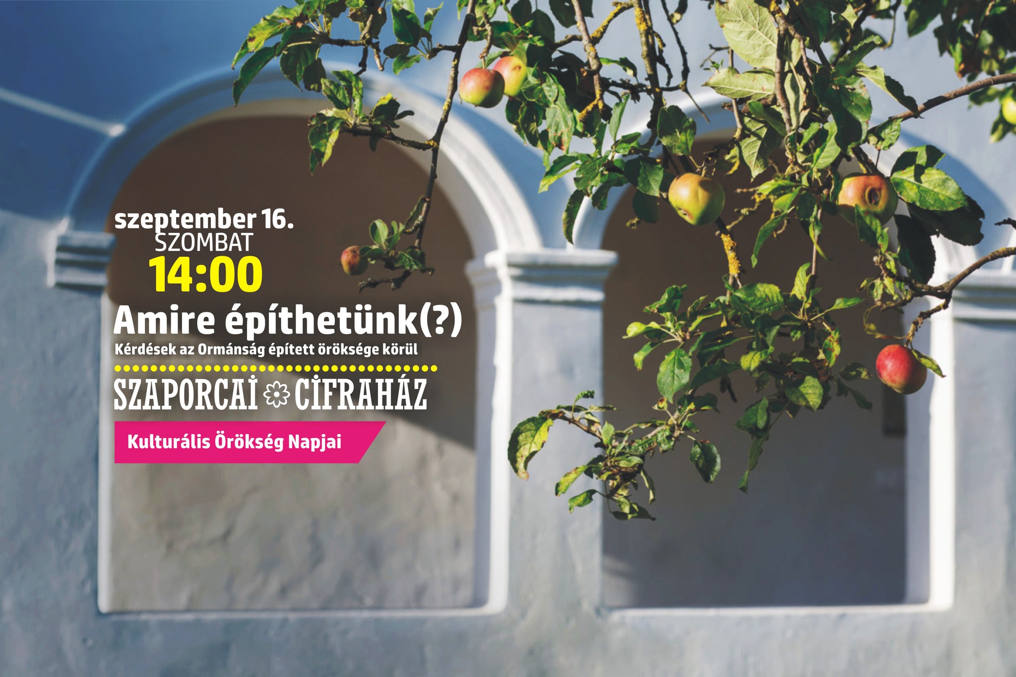 Szaporcai Cifraház - amire építhetünk plakát