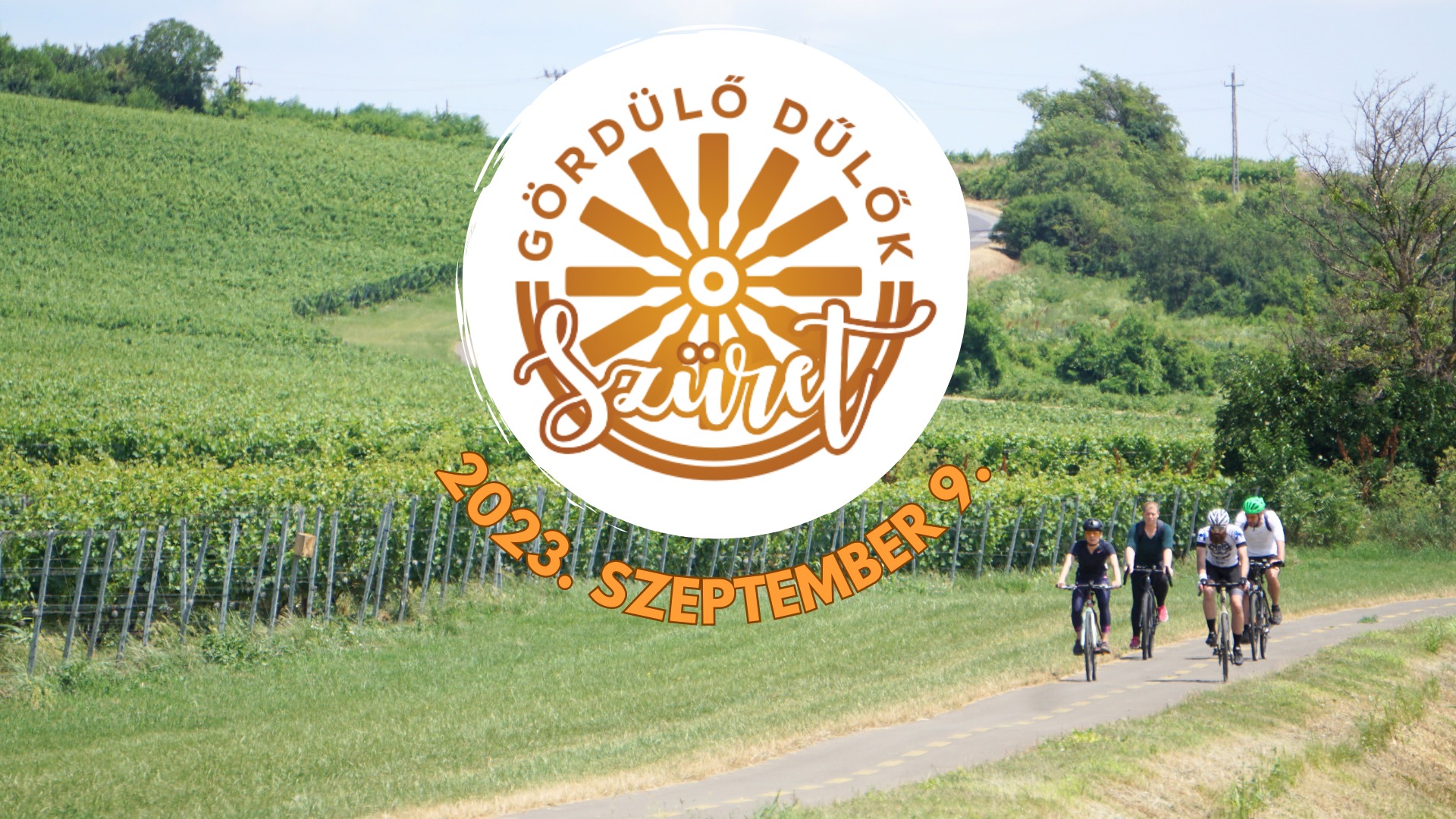 Szüreti Gördülő Dűlők 2023 - plakát