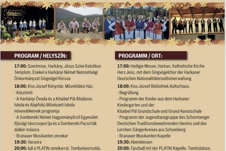 Herbsfest 2023-ban Harkányban - plakát