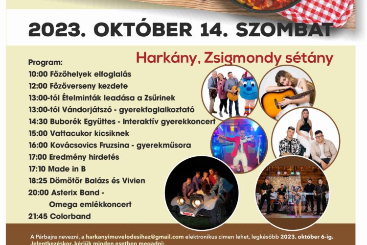 Lecsó párbaj Harkány - 2023.10.14 - plakát