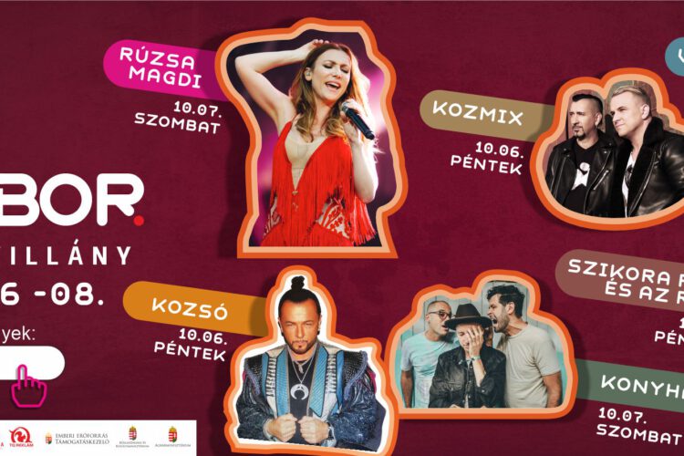 Vörösbor Fesztivál 2023, Villány, plakát