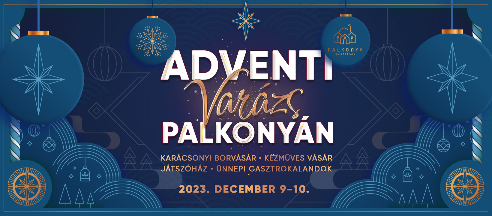 Adventi Varázs Palkonyán - 2023 - plakát