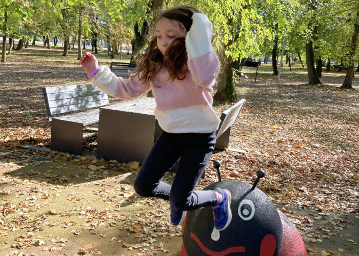 Harkányi játszótér ősszel, 2023