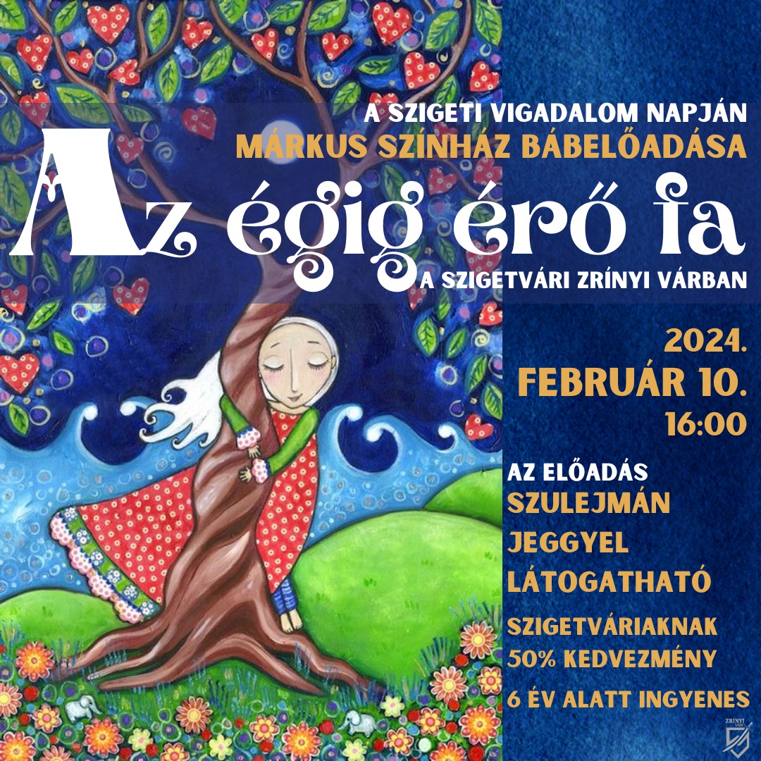 Az égig érő fa - bábszínház előadás Szigetváron - plakát