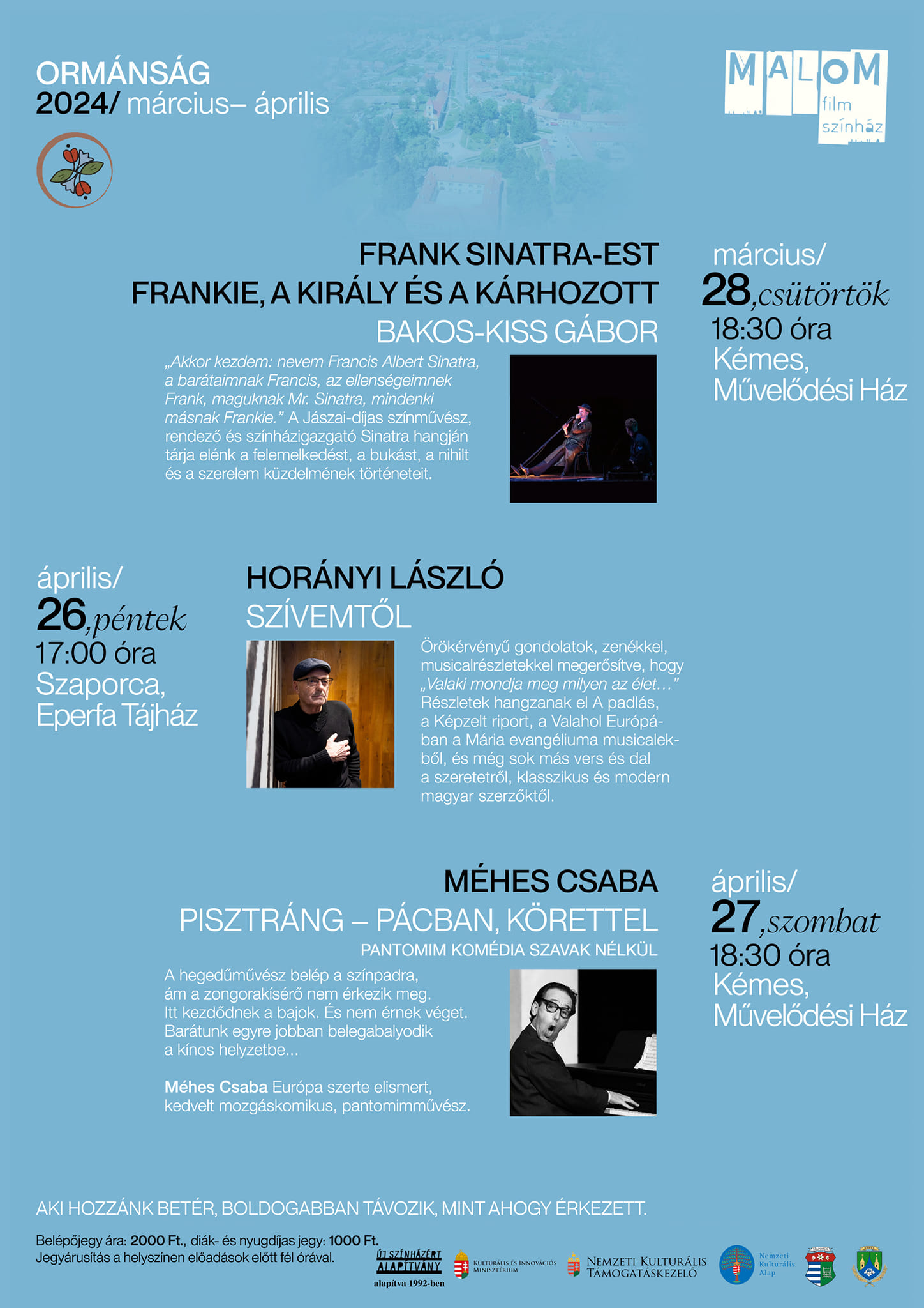 Horányi László - Szívemtől előadás az ormánsági Eperfa Tájházban - 2024 április