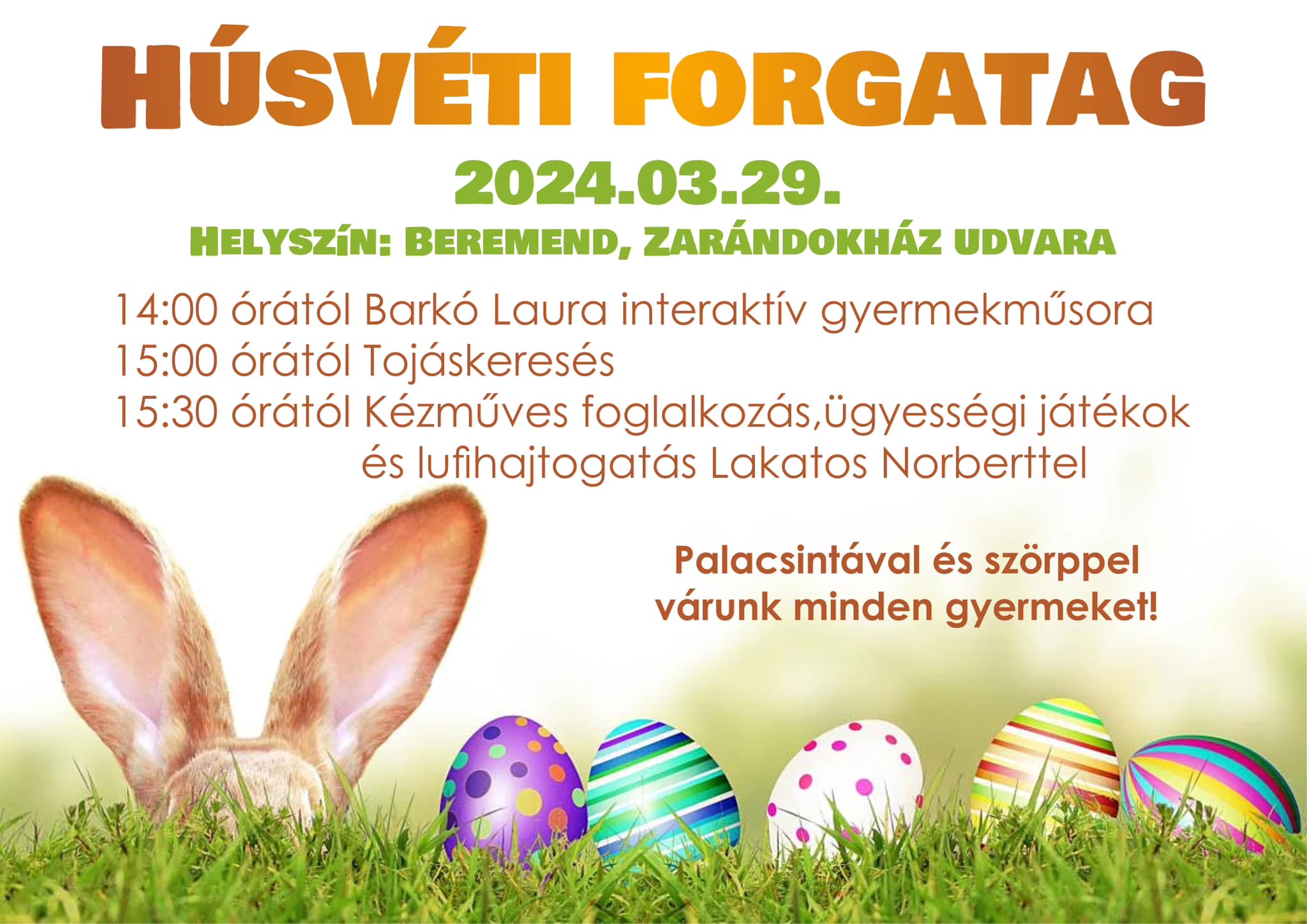 Húsvéti forgatag Beremenden, 2024