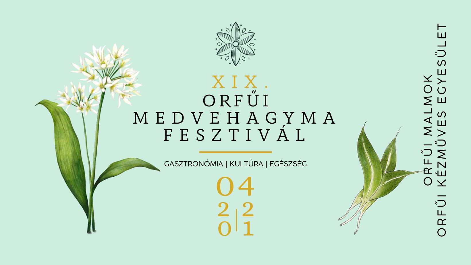 Medvehagyma fesztivál Orfű, 2024 - plakát