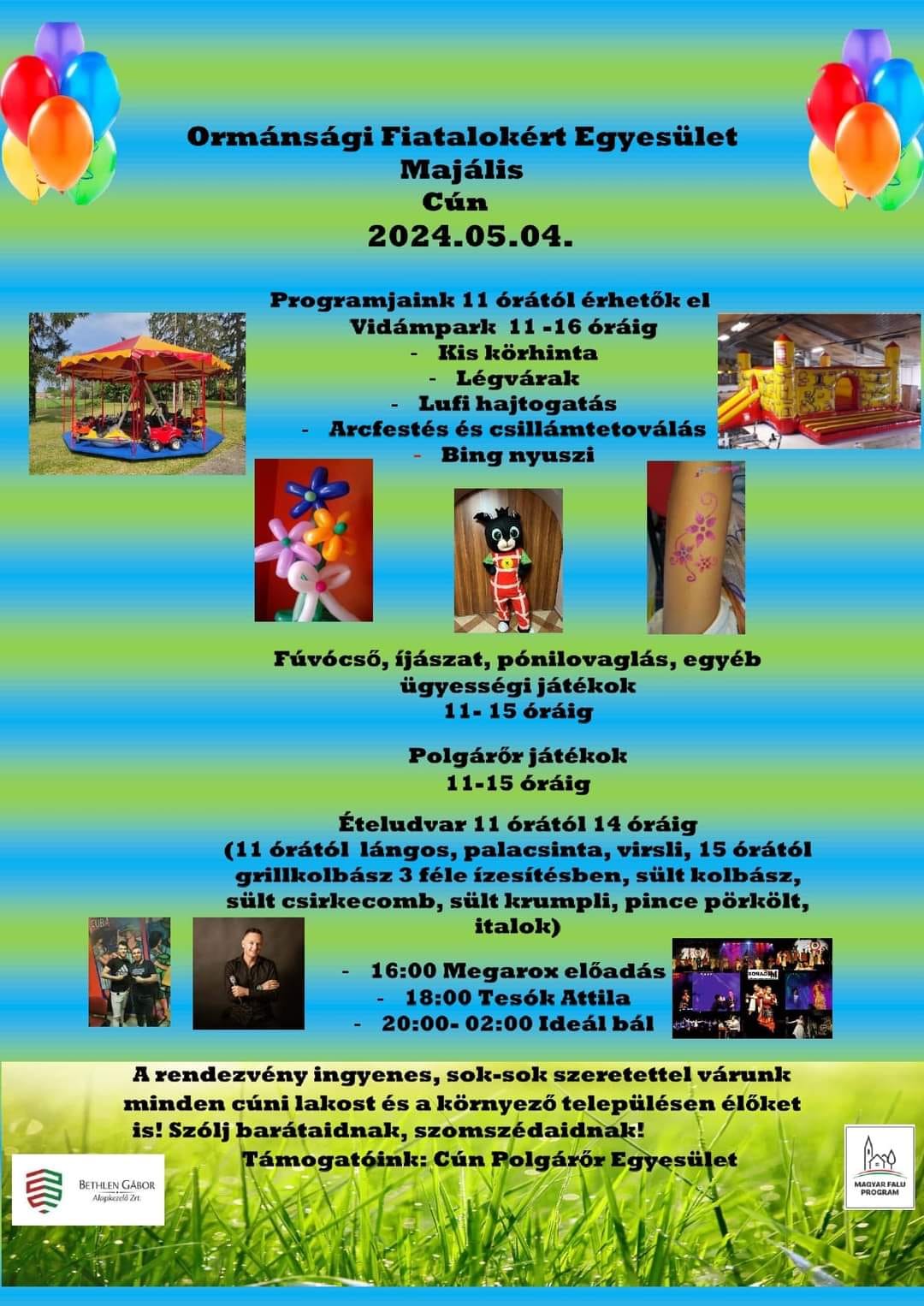 Majális az Ormánságban, Cún településen, 2024.05.04.
