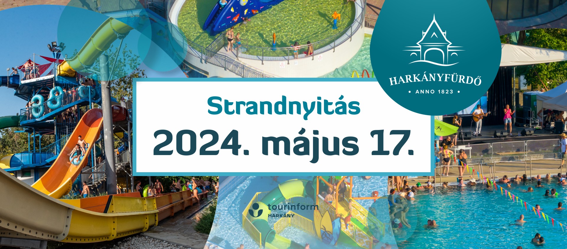 Harkányi strand nyitása 2024