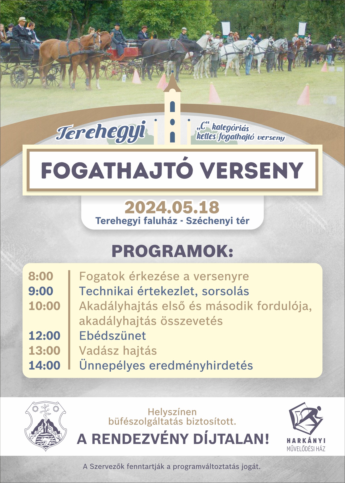 Fogathajtó verseny Harkányban, Terehegyen, 2024.05.18.