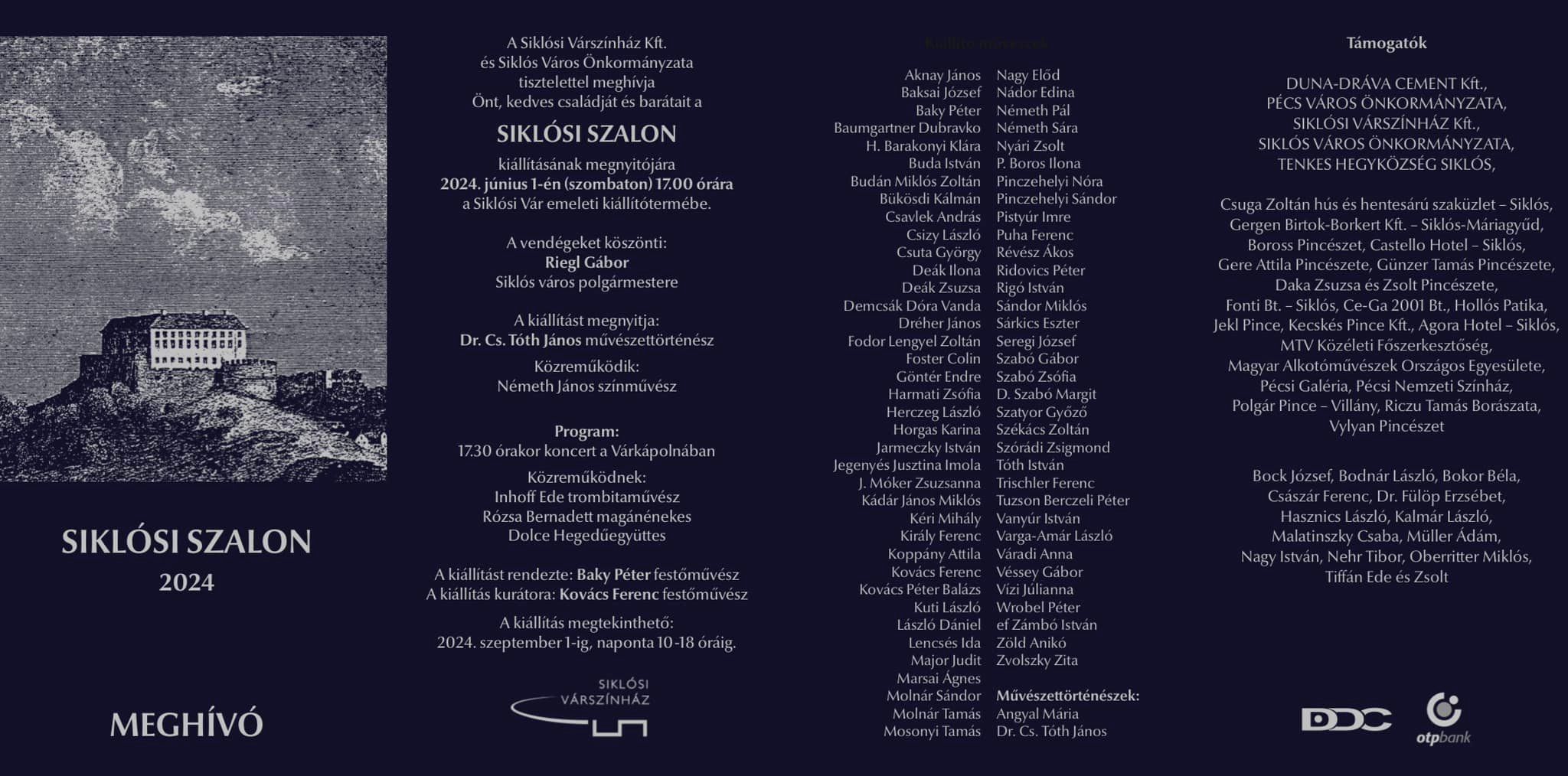 Siklósi Szalon, 2024.06.01. - 2024.09.01. közötti állandó kiállítás a Siklósi Várban