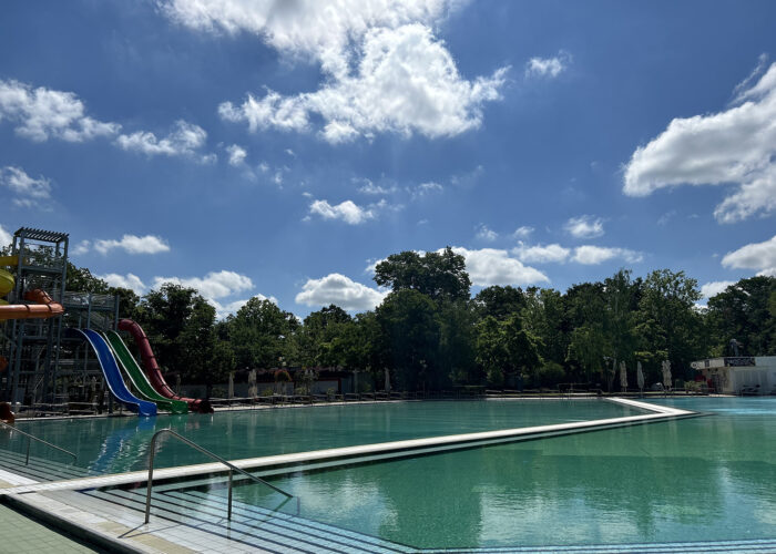 Harkány, Lepke Medence, 2024, új csúszdák