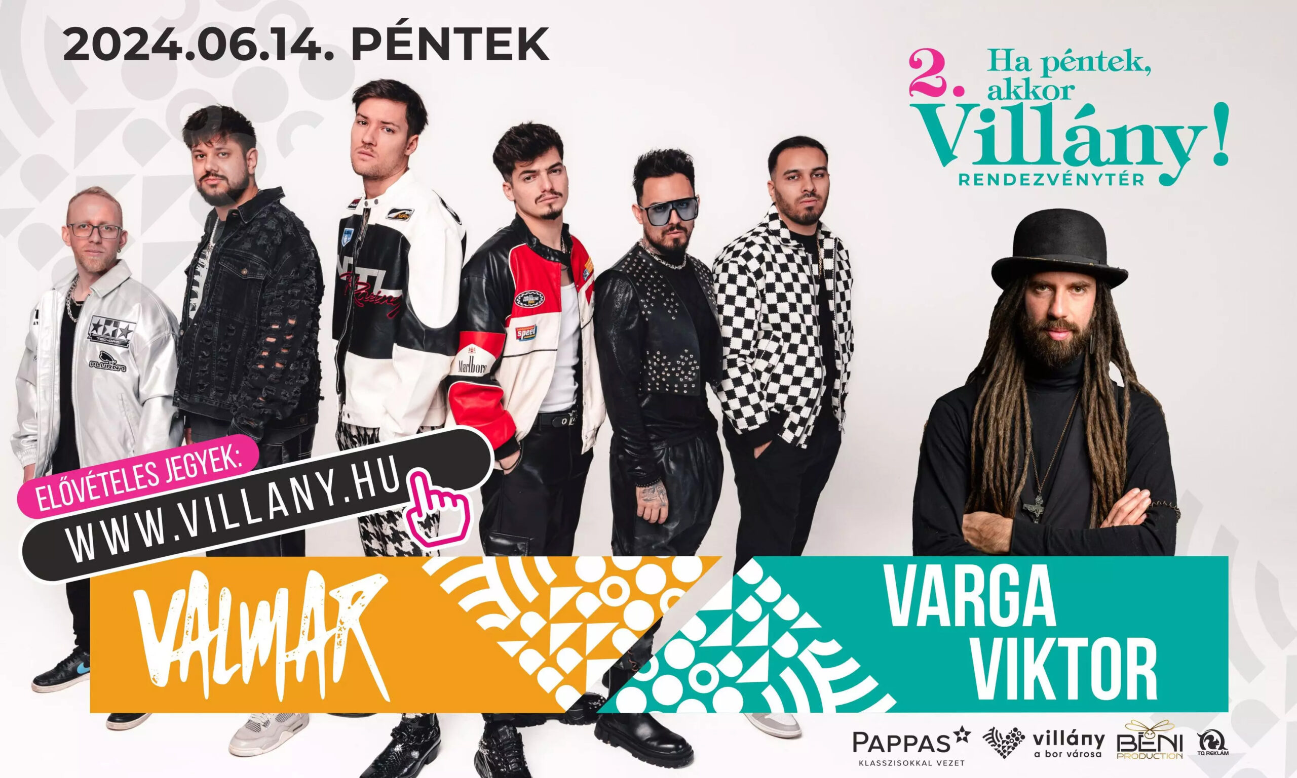Valmar koncert Villány, Ha péntek akkor Villány, 2024.06.14.
