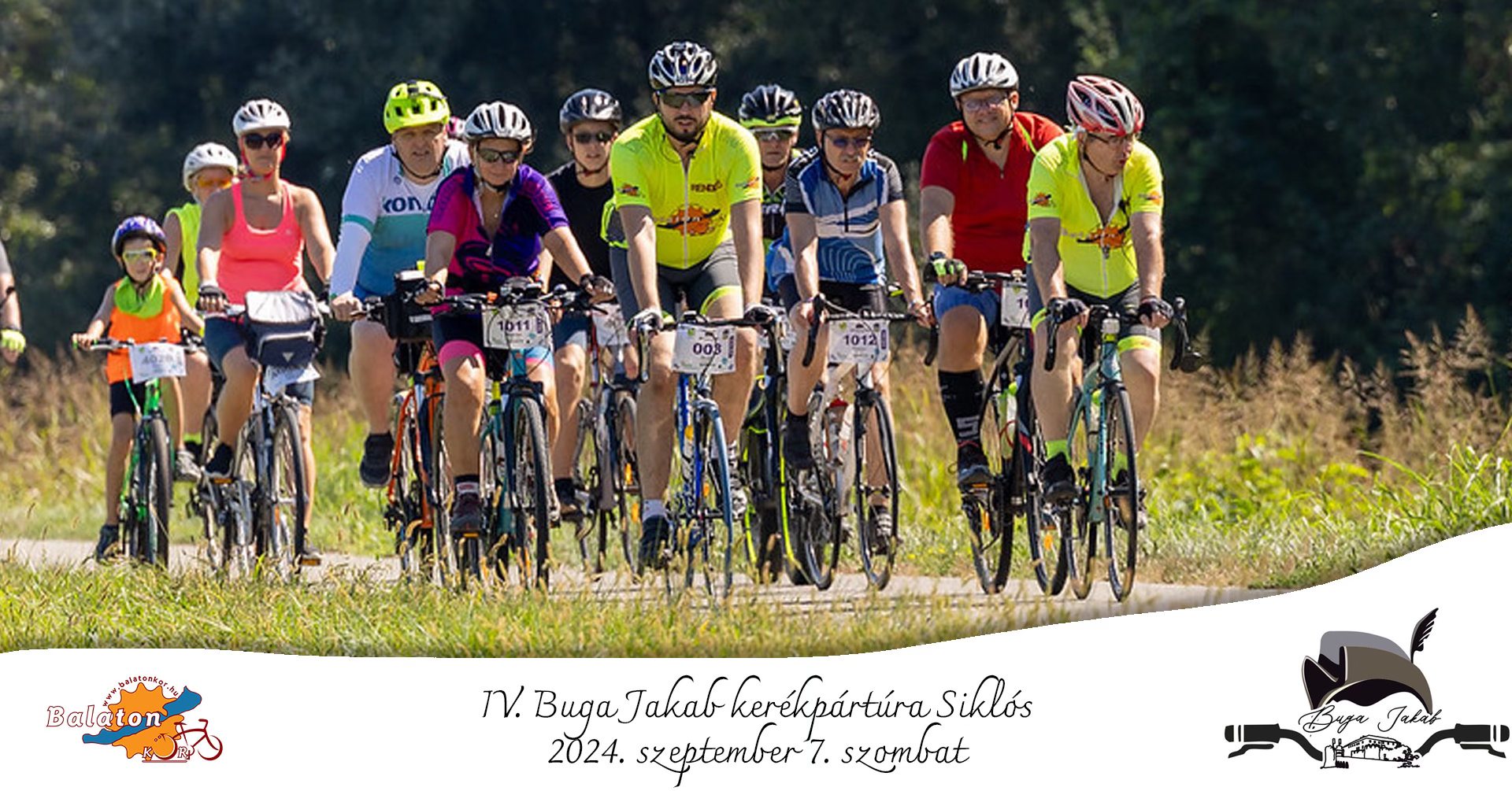 Buga Jakab kerékpártúra Siklóson, 2024.09.07.