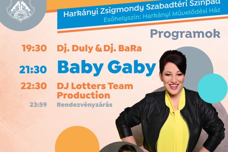 Harkányi Hangfürdő Baby Gabyval és Dj. Lottersszel - 2024.08.17.