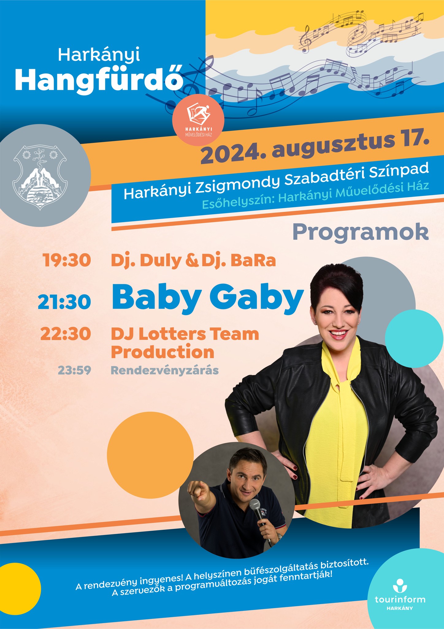 Harkányi Hangfürdő Baby Gabyval és Dj. Lottersszel - 2024.08.17.
