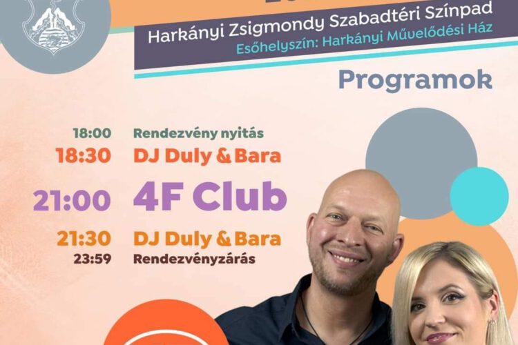 4F Club koncert és egy hatalmas buli Harkányban, 2024.06.29.