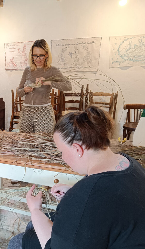 Szakajtó, kiskosár workshop, Szaporcai Cifraház, 2024