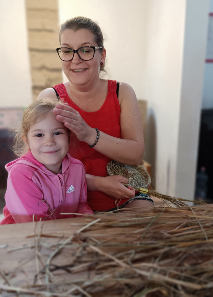 Szakajtó, kiskosár workshop, Szaporcai Cifraház, 2024