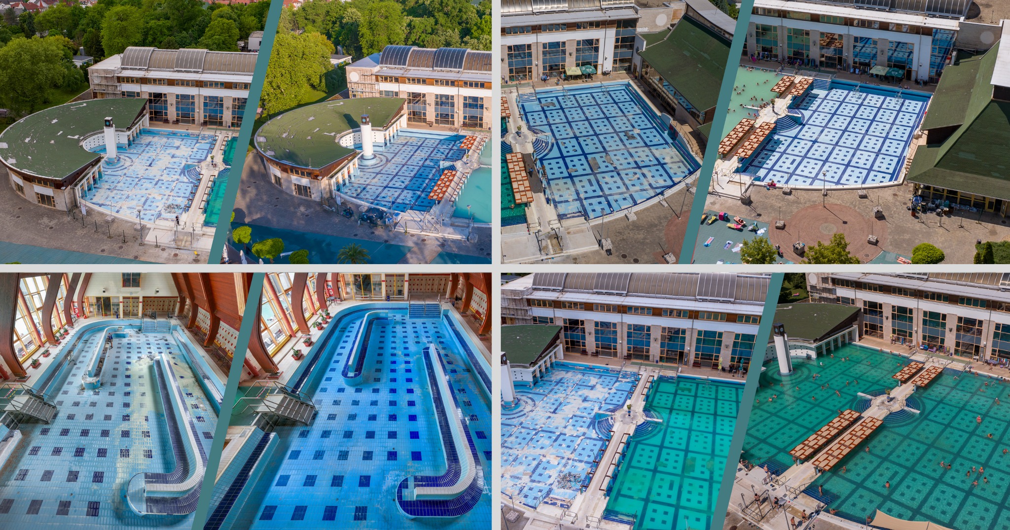 Harkány, gyógyfürdő medencék rekonstrukciója, befejezés