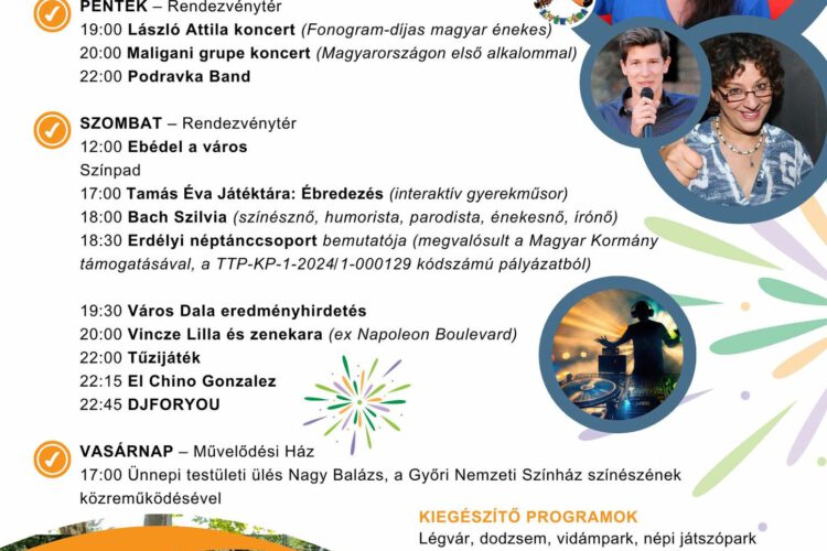 Sellye Városnapok 2024 - plakát