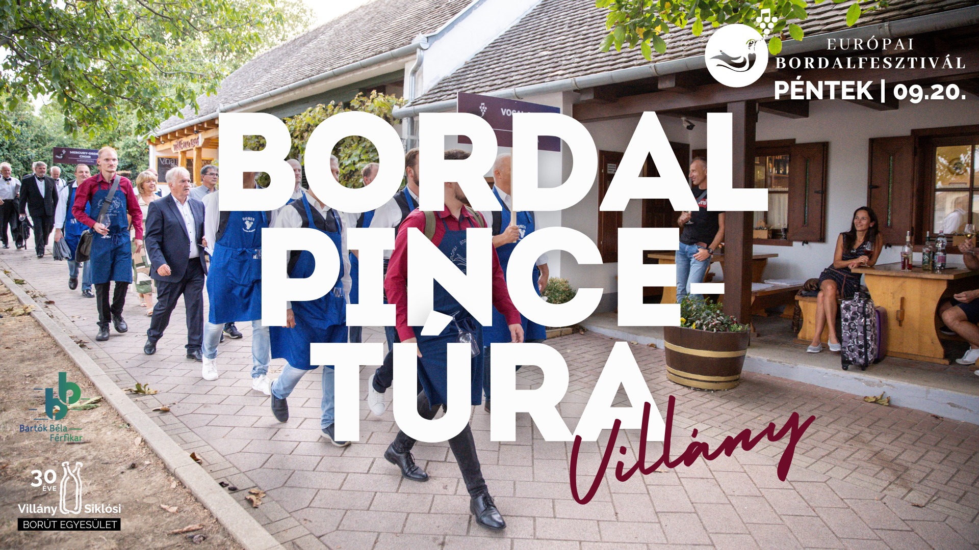 Bordal pincetúra Villányban, 2024.09.20. - a legjobb villányi borászatok legjobb boraival, 6 állomáson