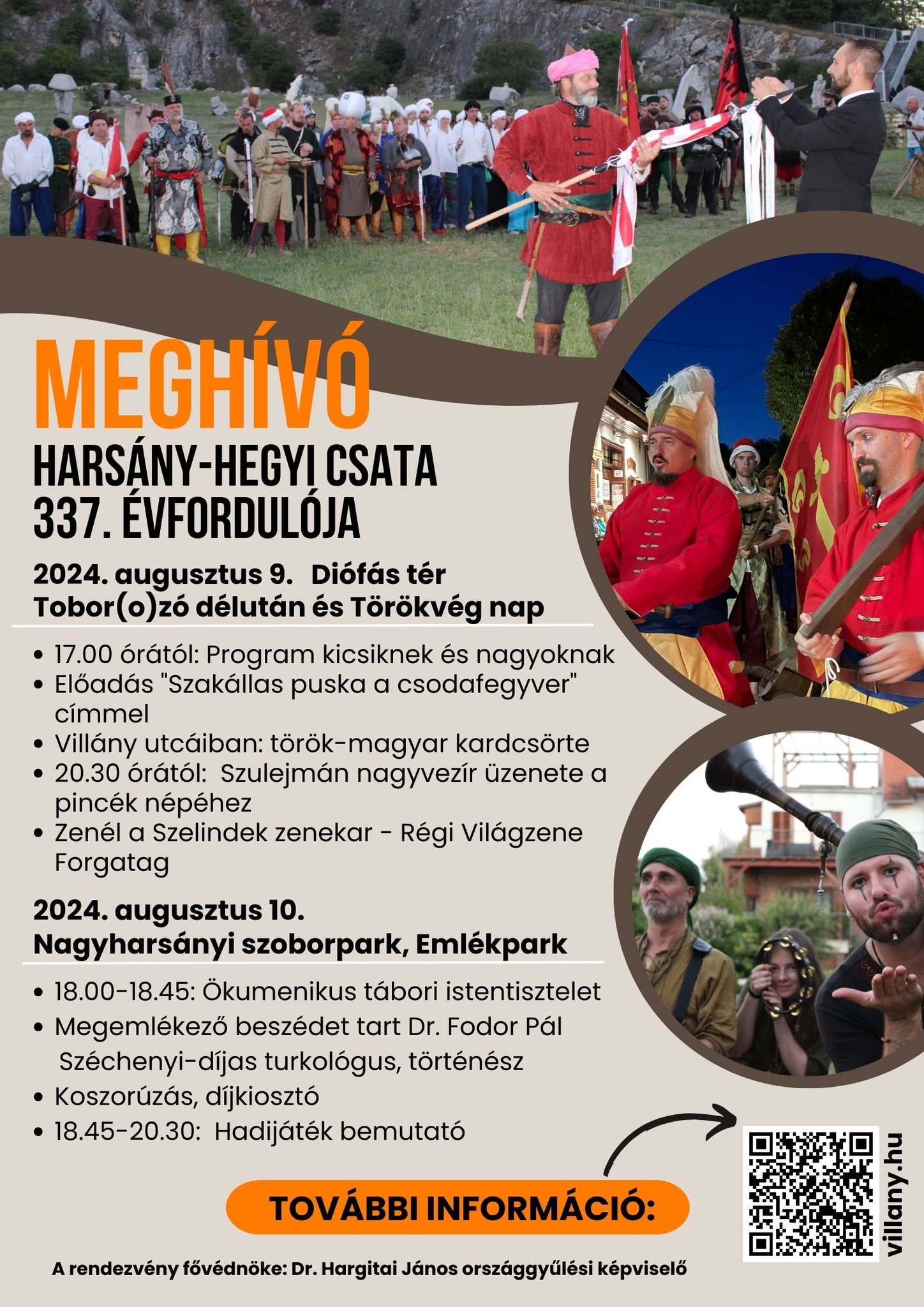 Harsány-hegyi csata évfordulója, 2024.08.09. - 2024.08.10.