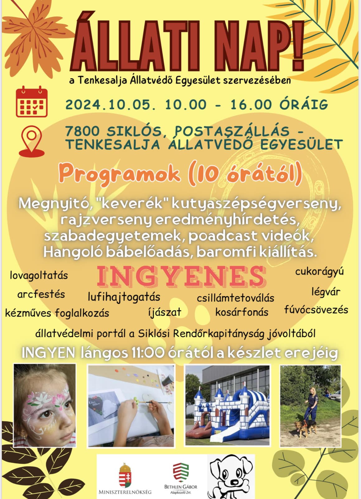 Állati nap Siklóson - 2024.10.05.
