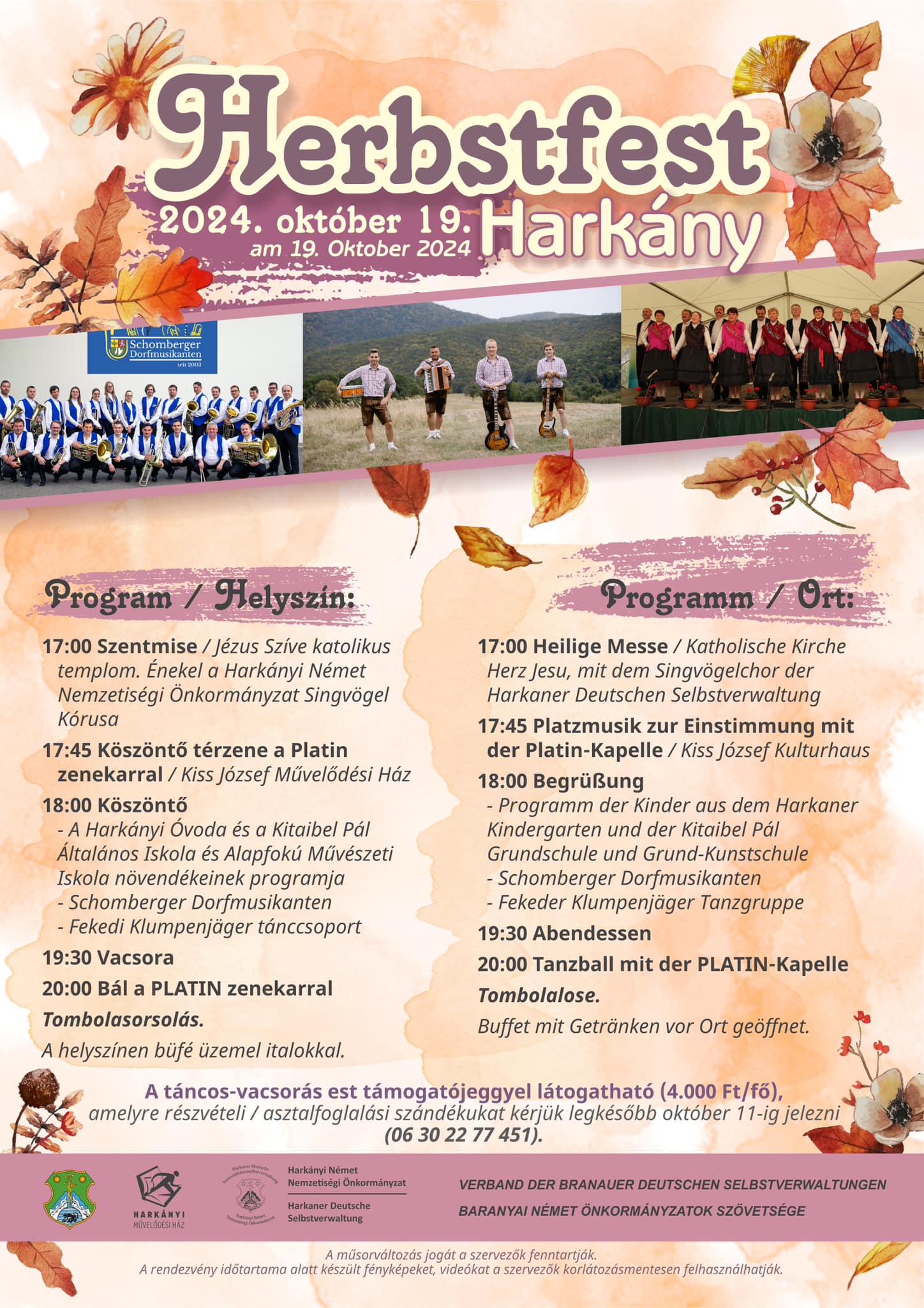 Herbstfest Harkányban, 2024.10.19.