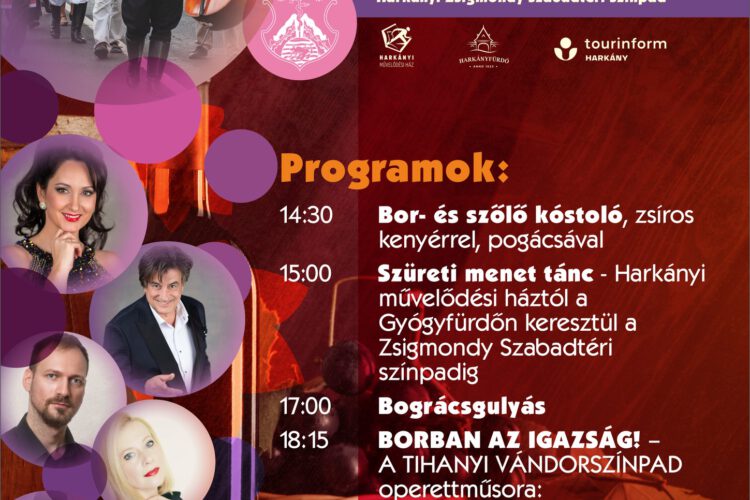 Szüreti Menettánc és bál Harkányban, 2024.09.07.