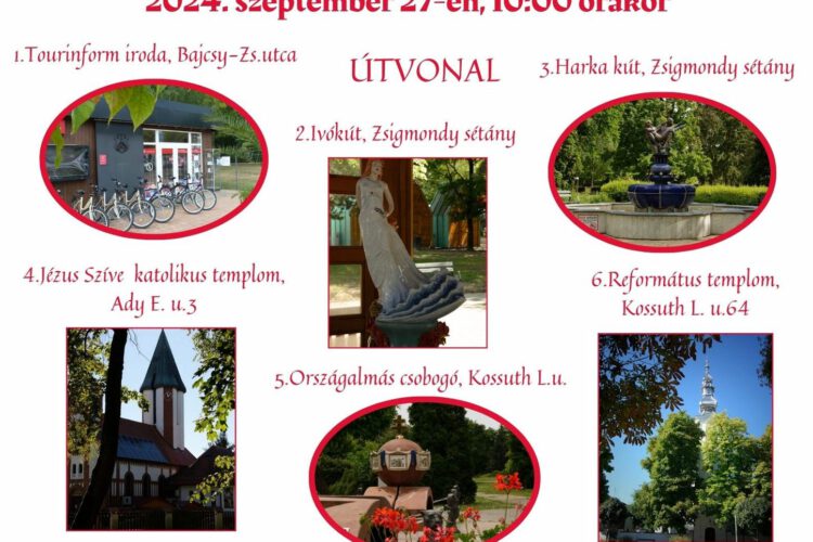 Vezetett városi séta Harkányban - 2024.09.27.