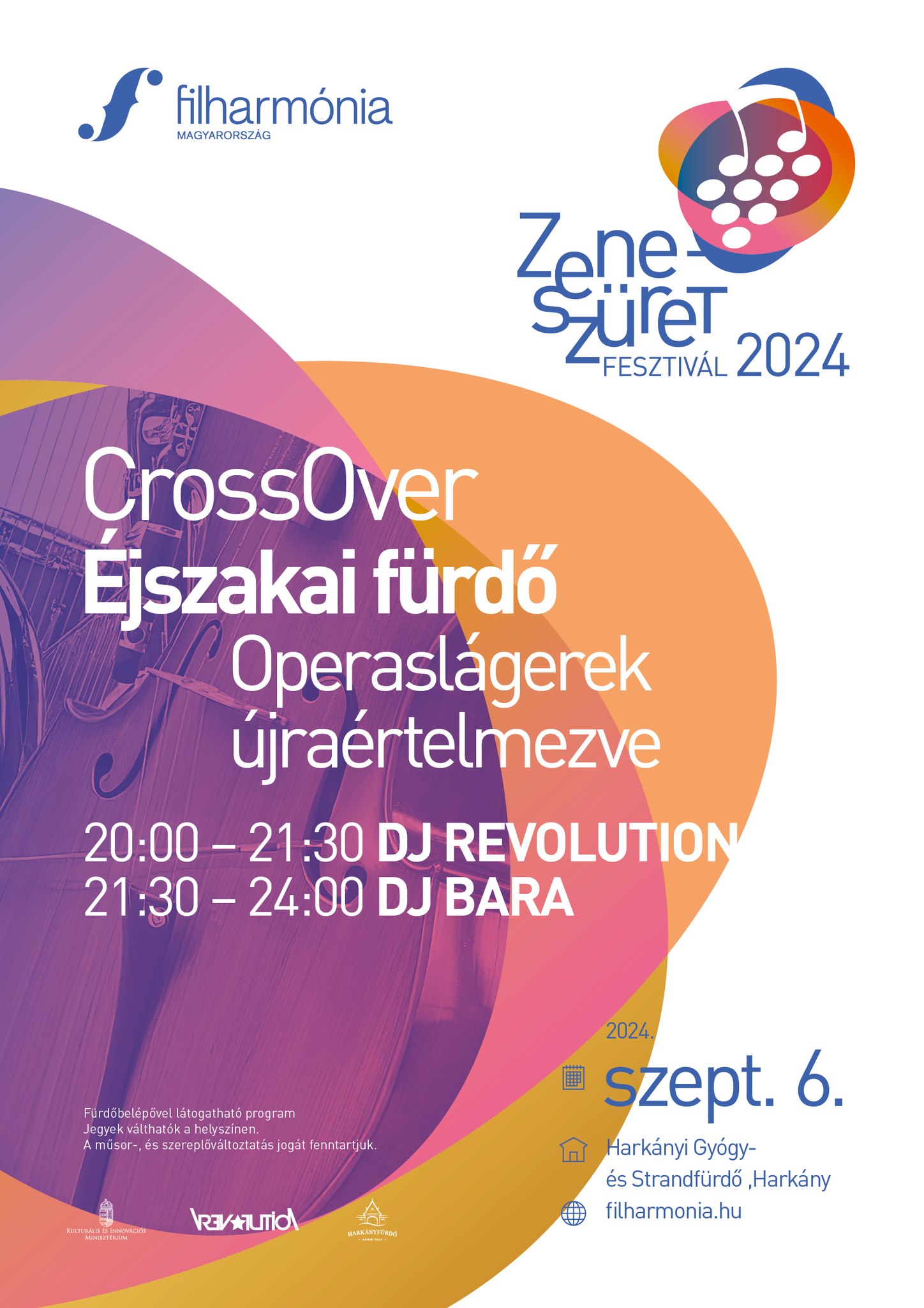 Éjszakai fürdőzés harkányban - CrossOver hangulatban, a zenei stílusok találkozásával, 2024.09.06.