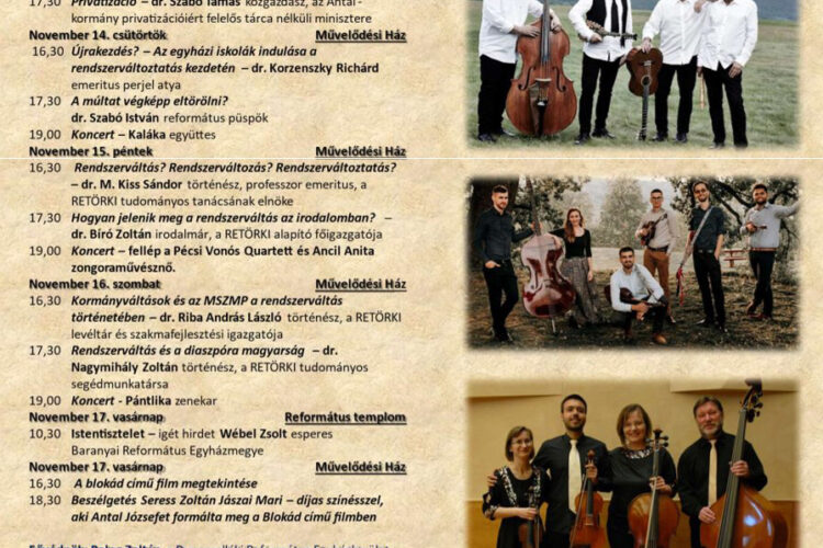 Harkányi Szabadegyetem 2024 - programfüzet