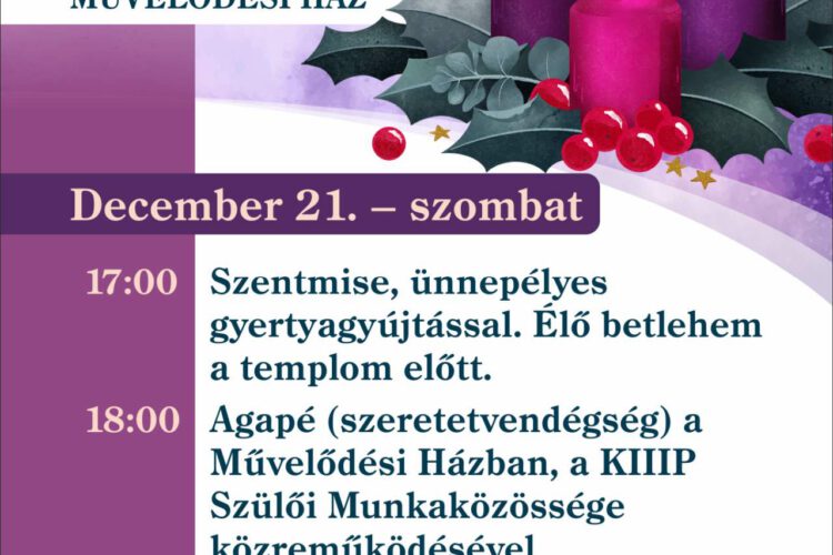 Harkányi advent - 2024.12.21. - Nihil Chips, Szabó család koncert