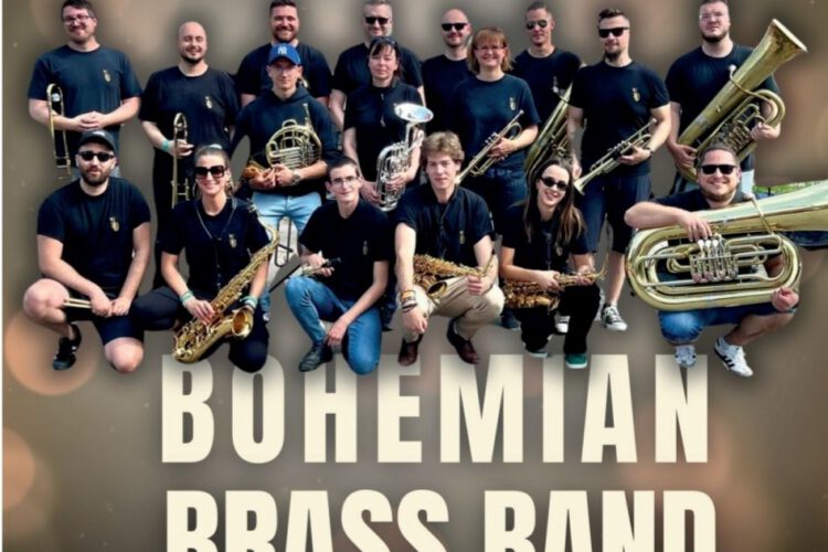 Bohemian Brass Band újévi koncert Villányban a Diófás téren, 2025.01.26.