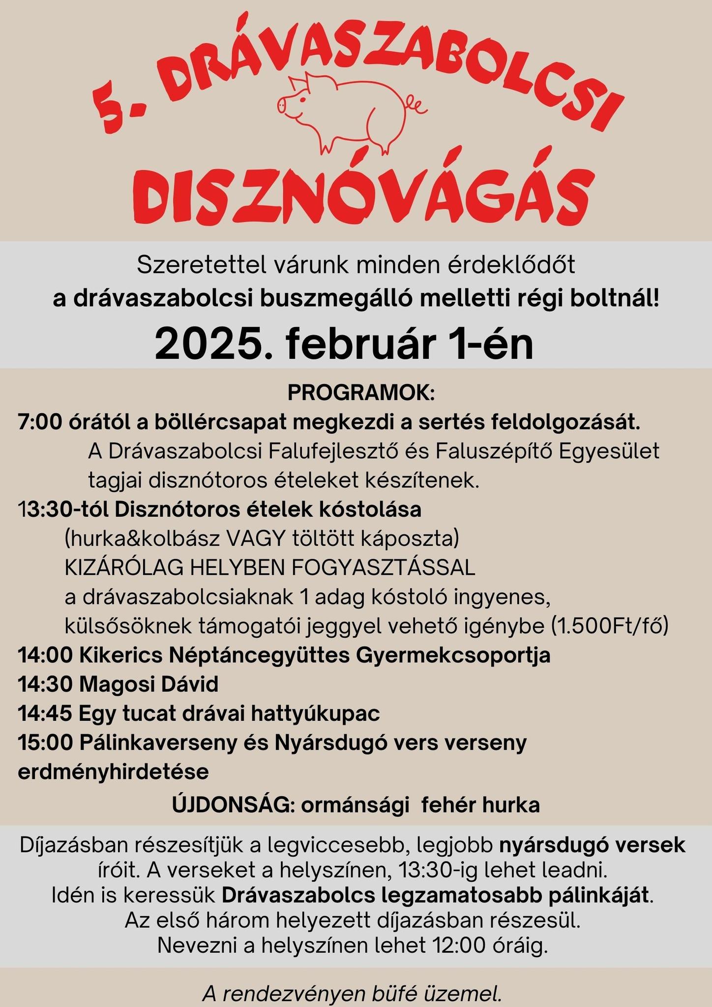 Disznóvágás Drávaszabolcson, az Ormánságban, 2025.02.01.