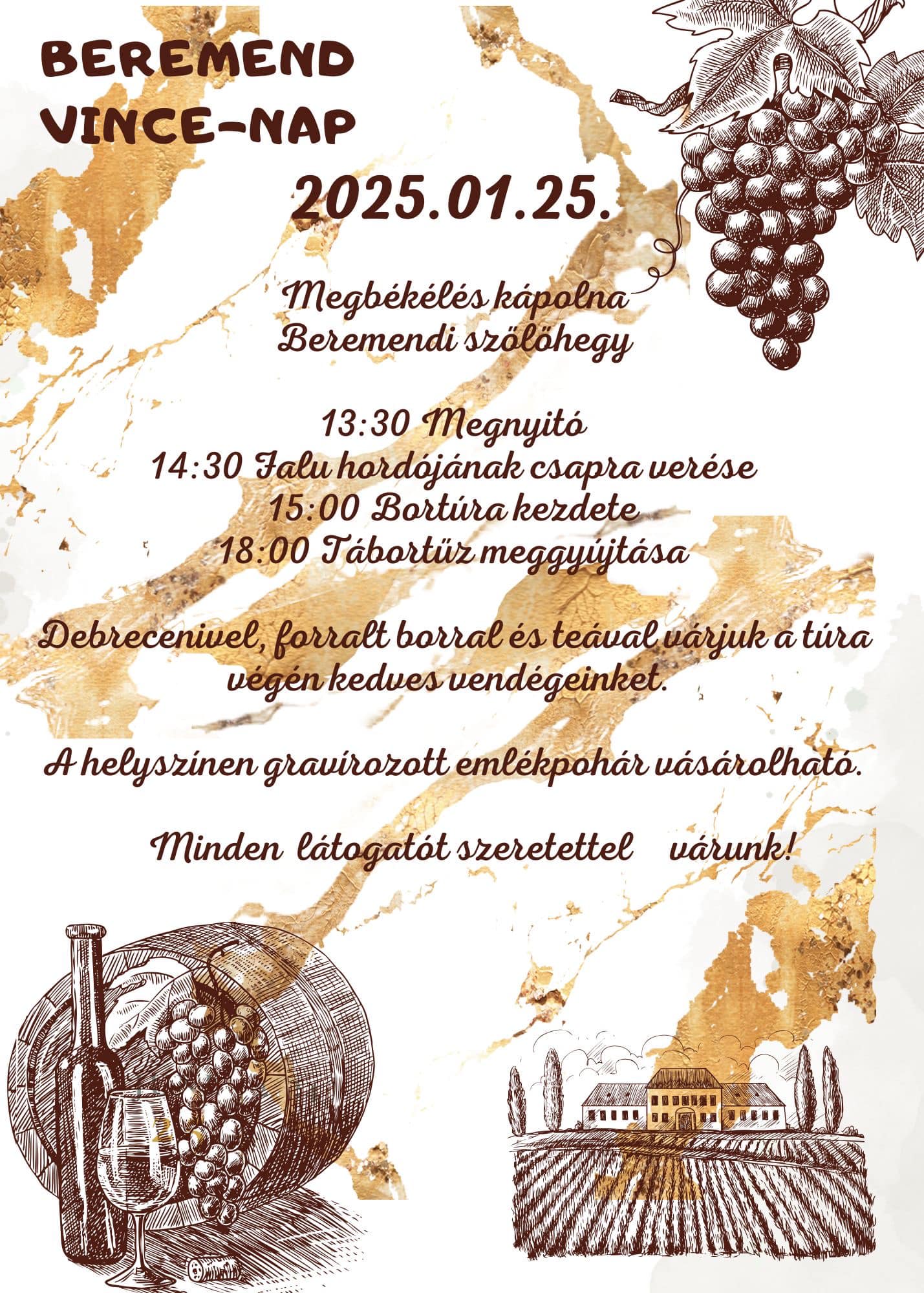 Vince- nap Beremend, 2025.01.25.