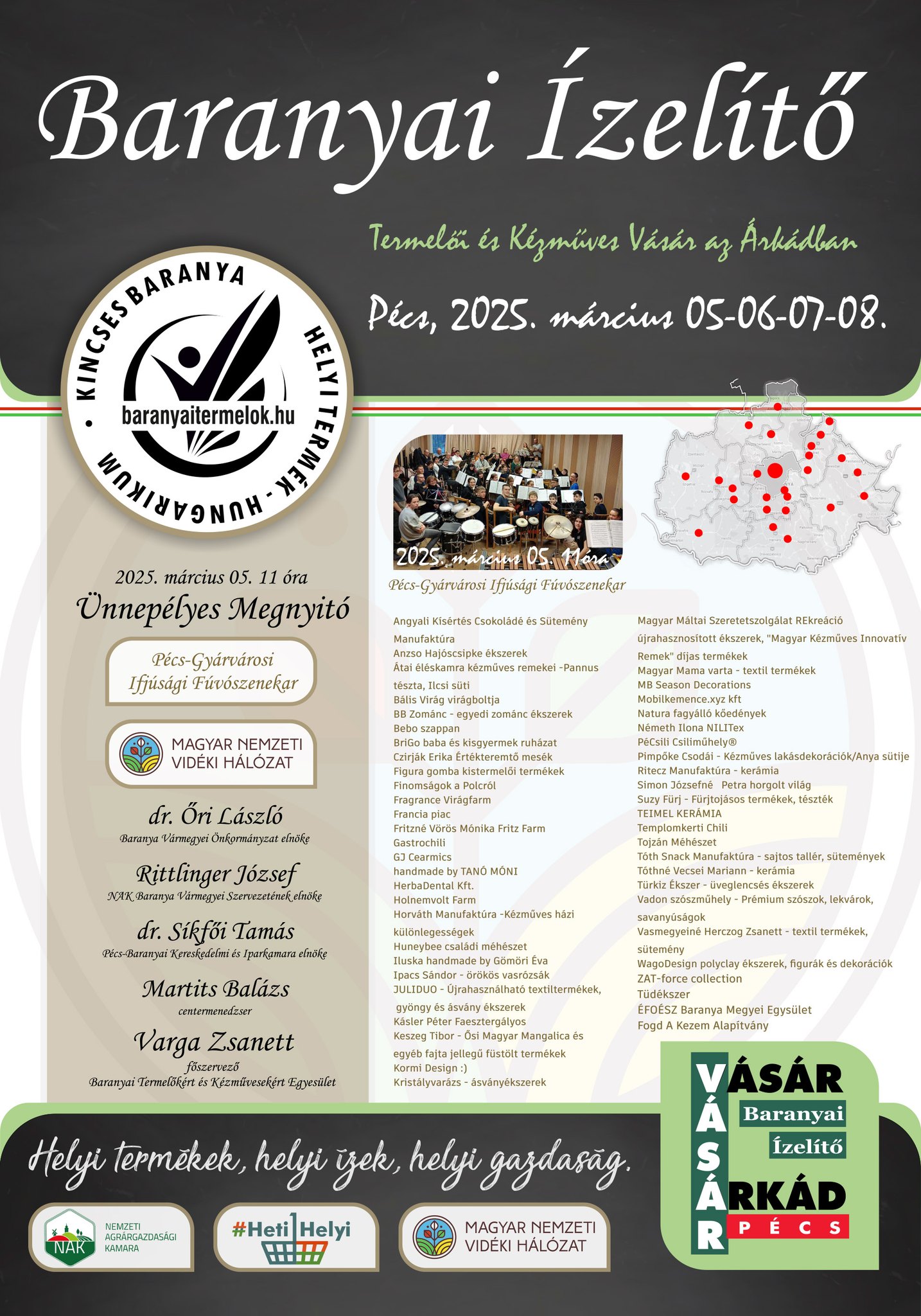 Baranyai ízelítő, 2025.03.05-08., Pécs, Árkád